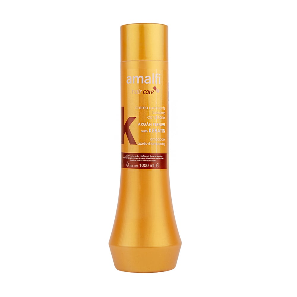 Бальзам для волосся Amalfi Argan Keratin з кератином та аргановою олією, 1 л